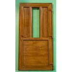 PVC ieejas durvis, zelta ozols, 3 numurs