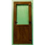 PVC ieejas durvis, rieksts, 1 numurs