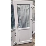 PVC ieejas durvis, 32mm balts, 1a numurs