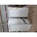 PVC ieejas durvis, balts, 8 numurs