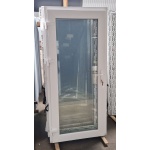 PVC ieejas durvis, 2 stikli BALTAS, 9 numurs