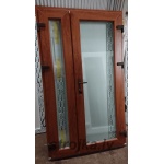PVC ieejas durvis, 3 stikli OZOLS, 10 numurs