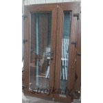 PVC ieejas durvis, 3 stikli RIEKSTS, 10 numurs