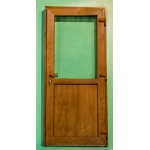 PVC ieejas durvis, zelta ozols, 1 numurs
