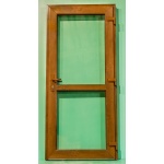 PVC ieejas durvis, zelta ozols, 2 numurs